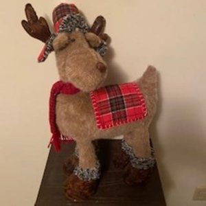 Northlight 22" Plush Stuffed Christmas Reindeer